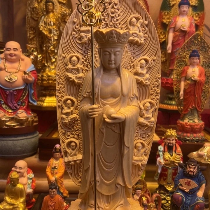 桧木地藏木结构工艺精湛