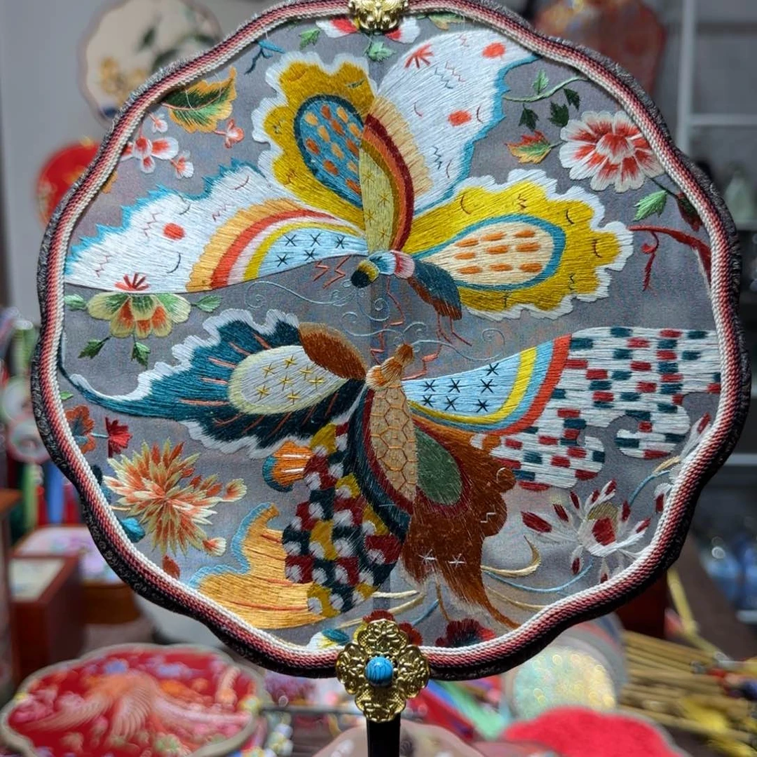 刺绣皮*子纯手工苏绣双面绣