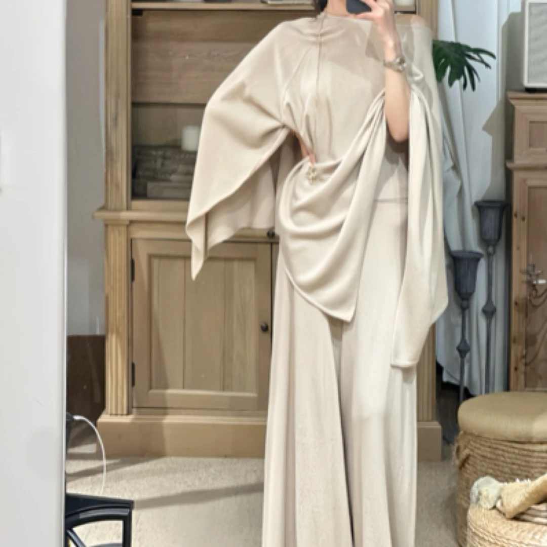 muli沐里针织慵懒三件套