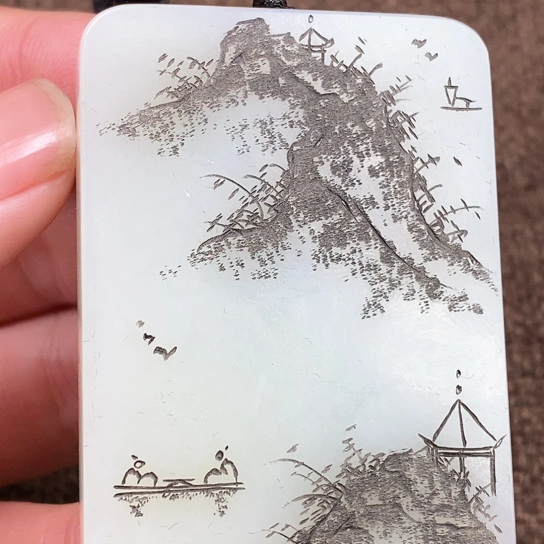 和田玉挂件未镶嵌