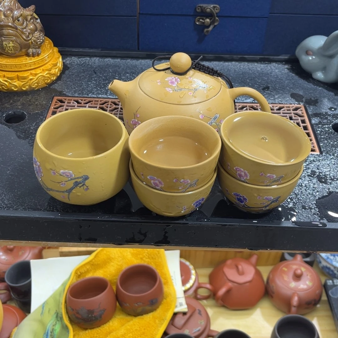 紫砂茶杯紫砂壶一壶5杯