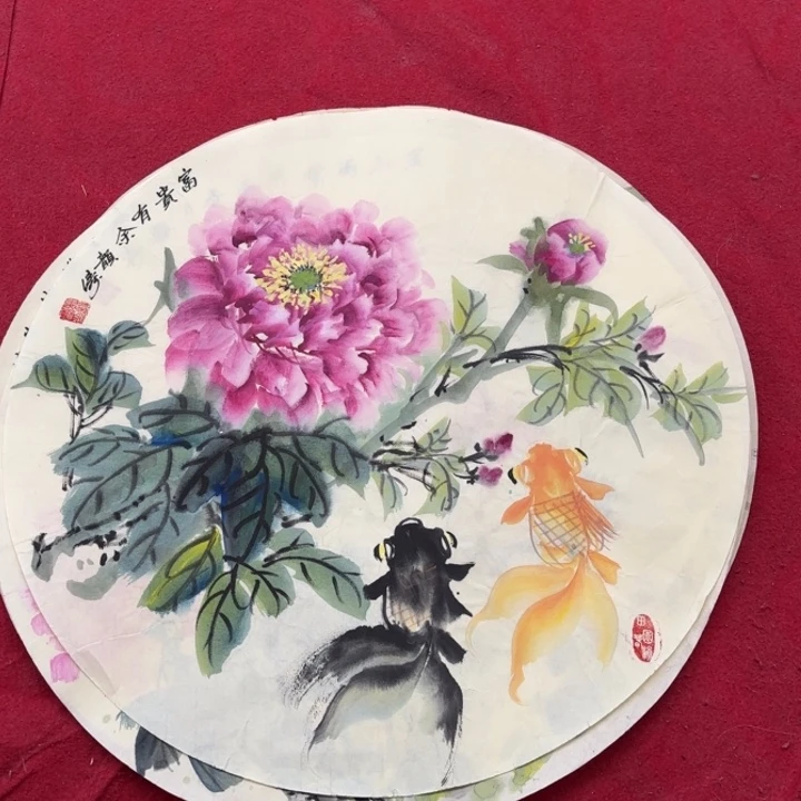 国画花鸟的翅膀是一个巨大而