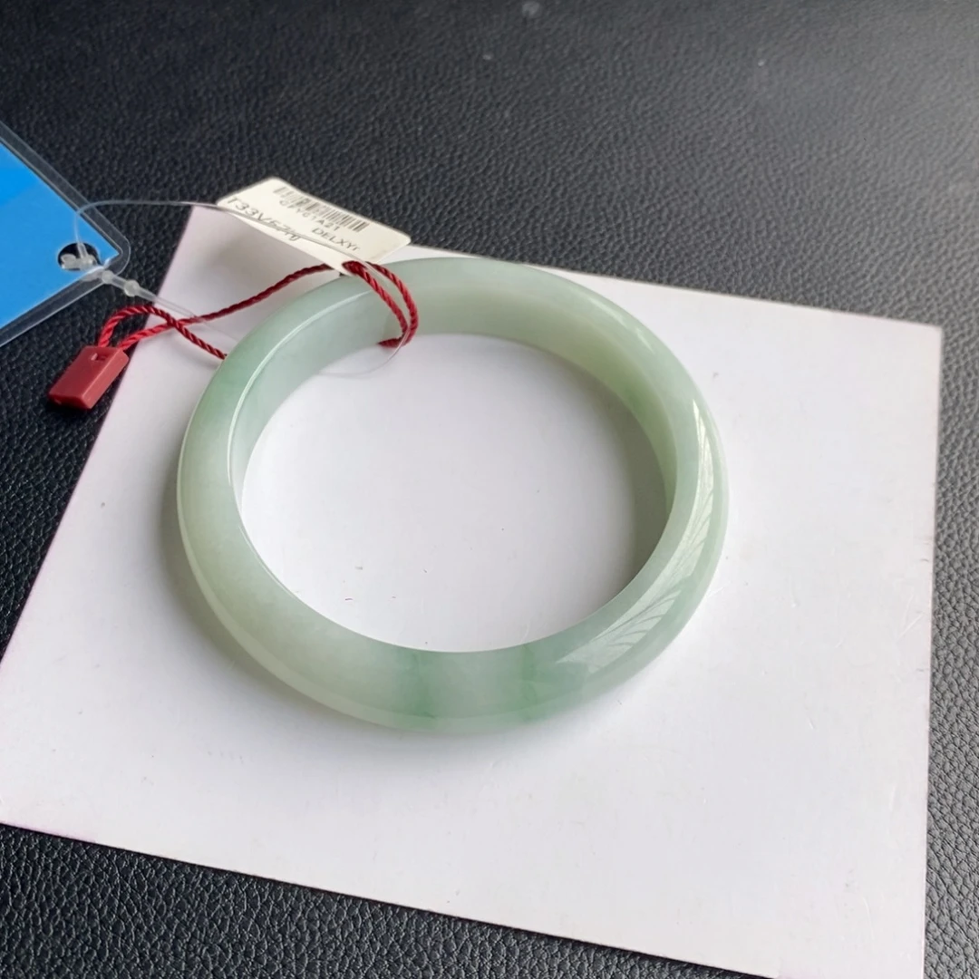 翡翠未镶嵌手镯3号57-58正圈