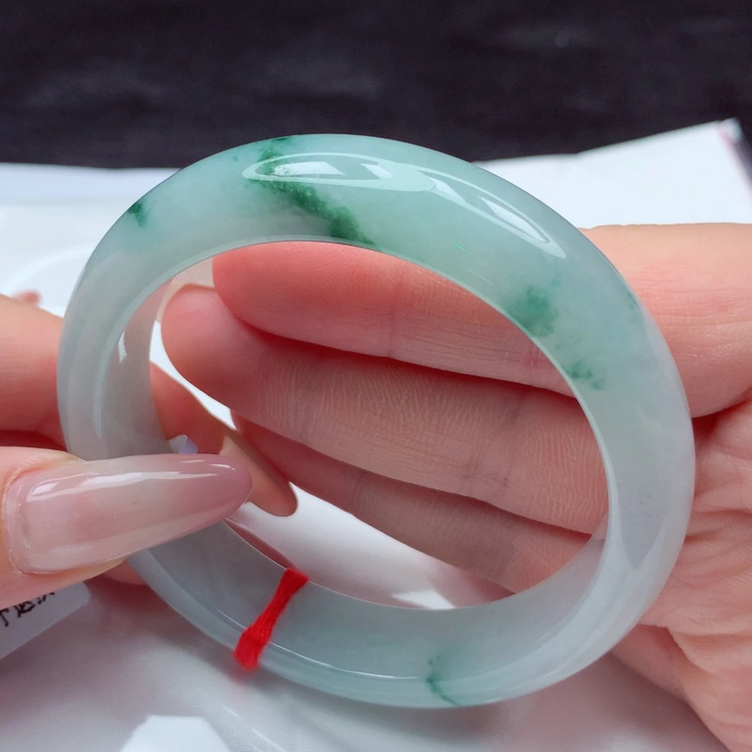 翡翠未镶嵌手镯手镯56