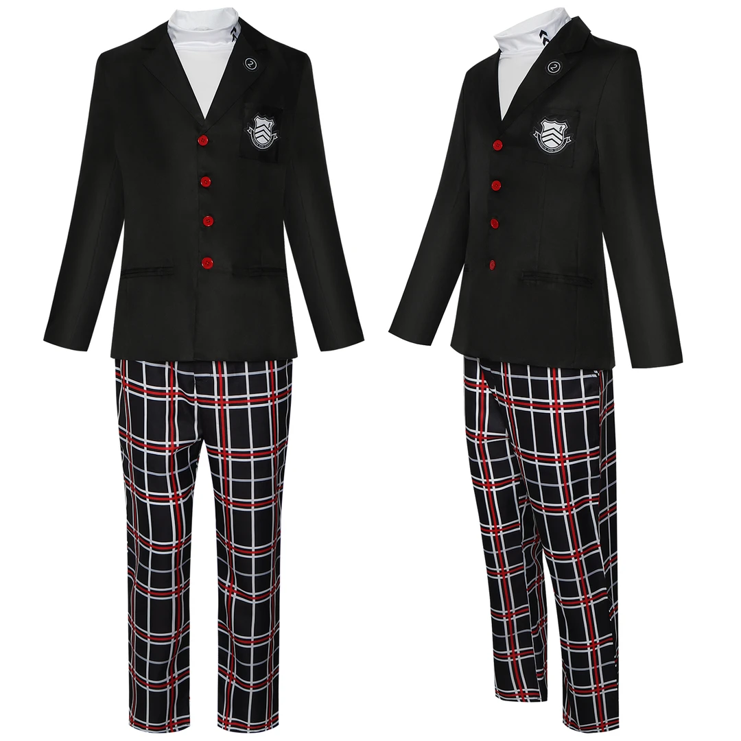 雨宫莲cos男装女神异闻录5雨宫莲cos服雨宫莲校园制服cosplay日常