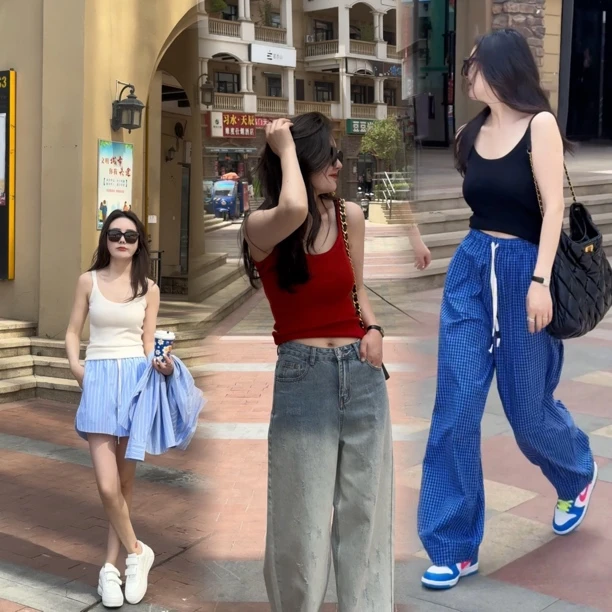 CHANGMEILI 常美丽丝毛针织背心