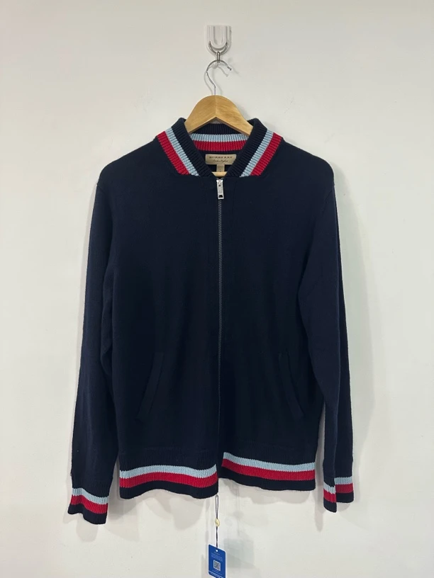 99新 BURBERRY/博柏利 Burberry 羊毛棒球服 L