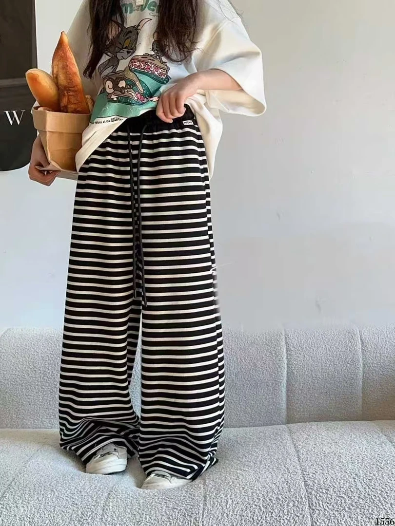 《昊妈家》秋款裤子百搭韩版宽松6551