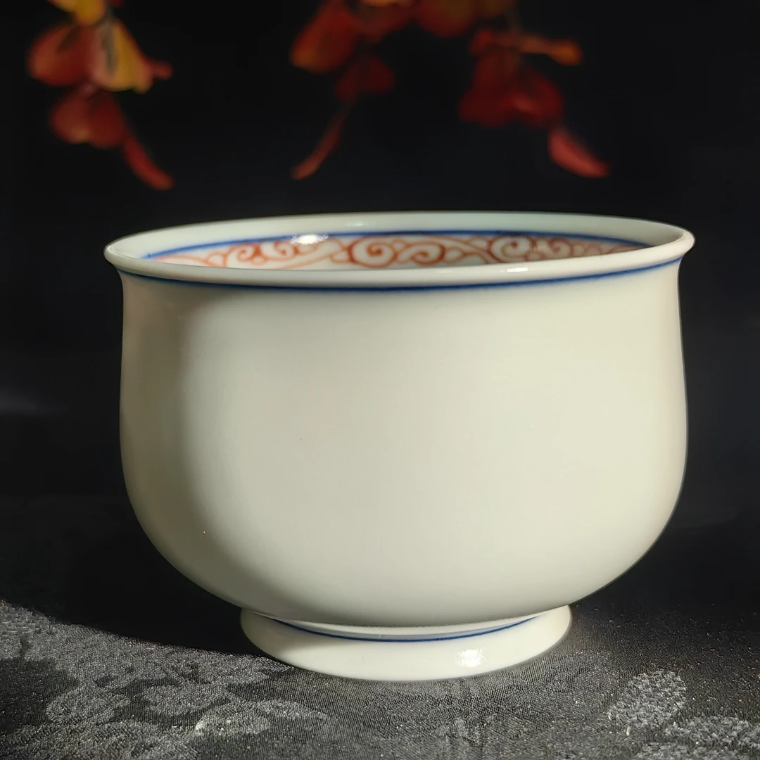 雨溪山房 内绘向阳花主人杯 YX081