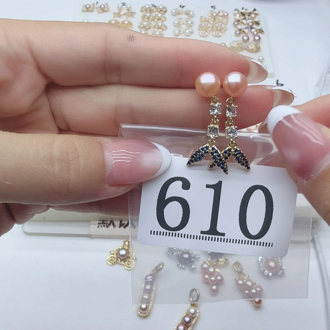 微***笑合金淡水珍珠珠宝奇石610