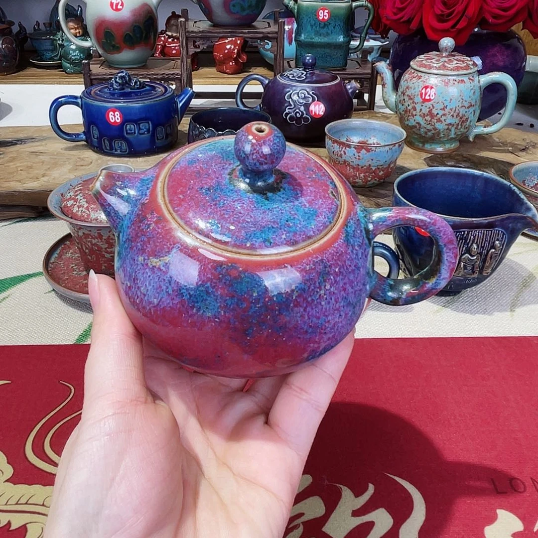 壶禹州钧瓷艺术作品