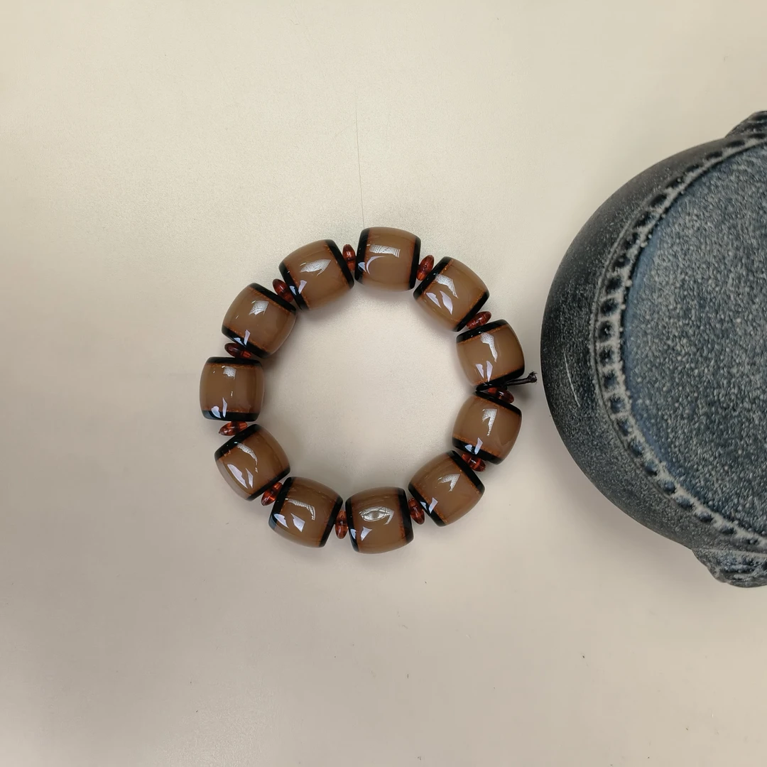 【柒韵文玩】nj黑桶珠