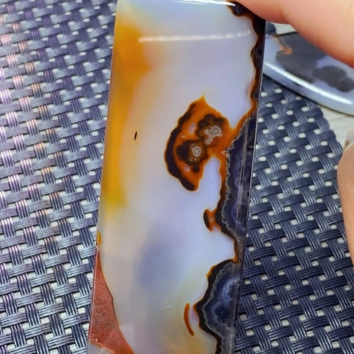 玛瑙/玉髓颈饰未镶嵌少*