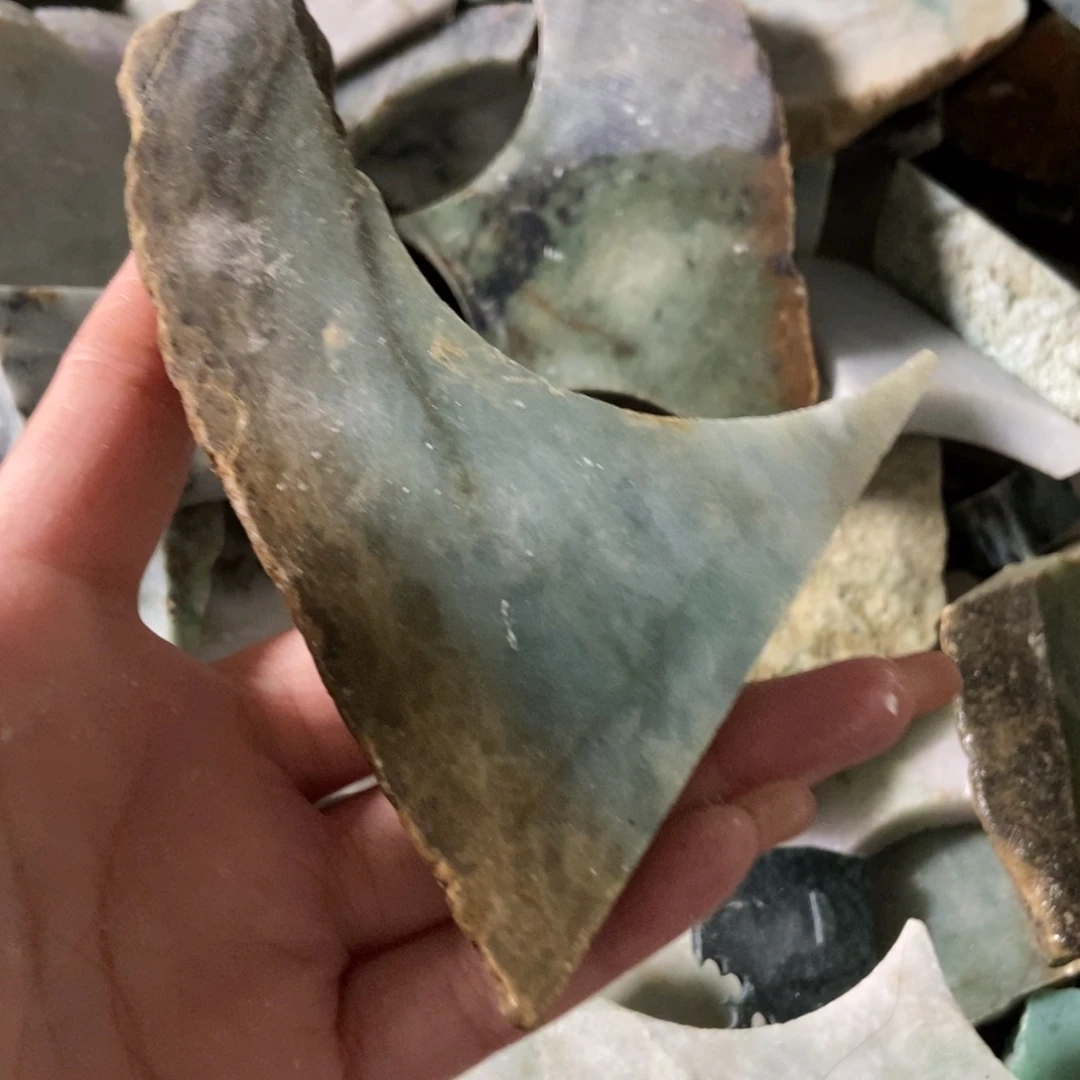 翡翠未镶嵌挂件天然翡翠