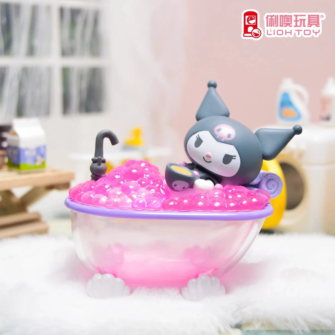 可可【拆盒】三丽鸥沐浴系列洗澡泡泡摆件手办 潮玩盲盒代拆