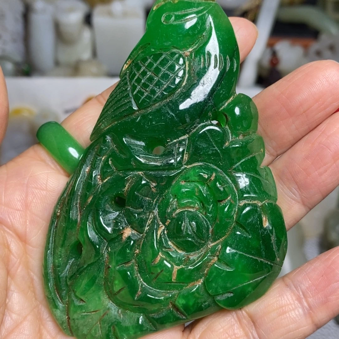 谦***雅和田玉（糖玉）未镶嵌颈饰