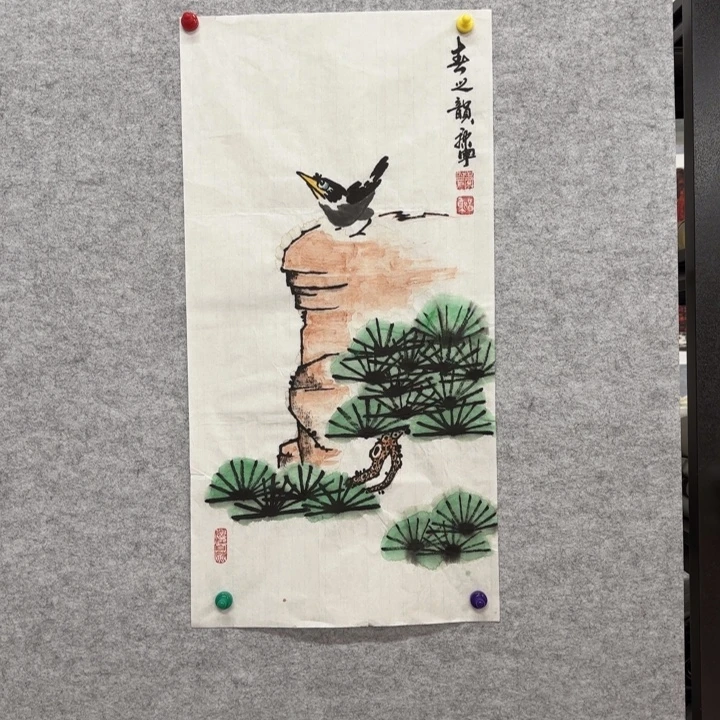 国画花鸟等多种形式