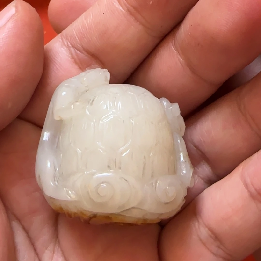 4***1和田玉未镶嵌挂件