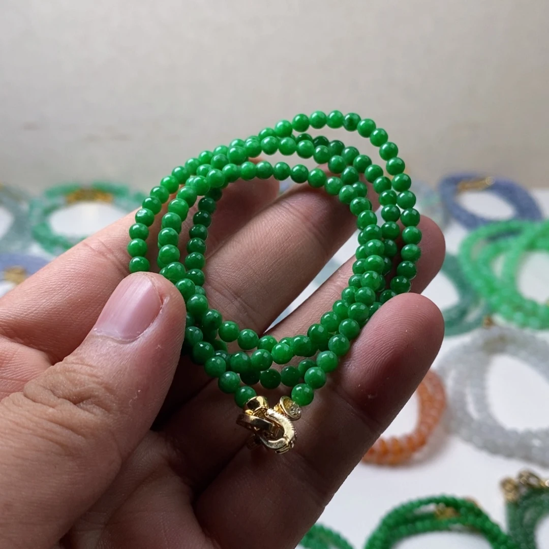 定制翡翠未镶嵌缅甸翡翠a货卡4