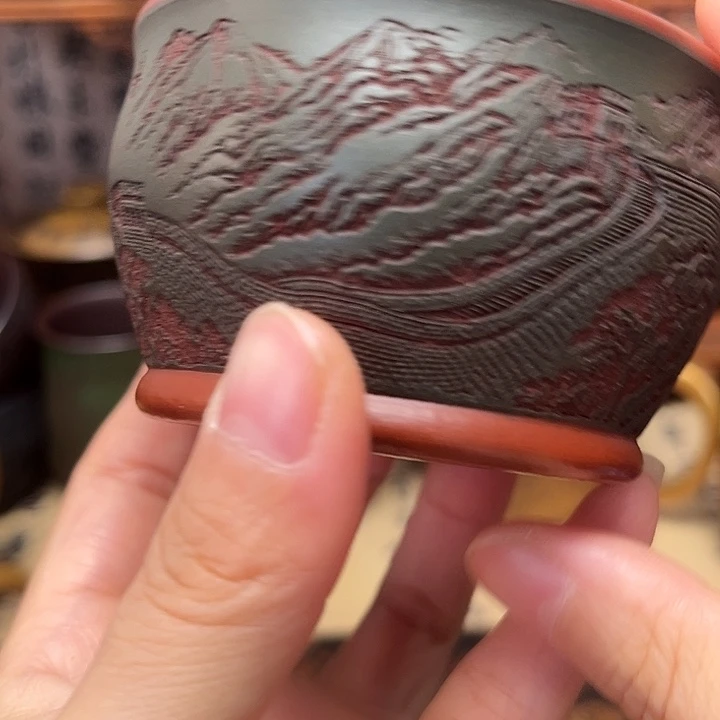 紫砂茶杯宜兴紫砂茶具正品