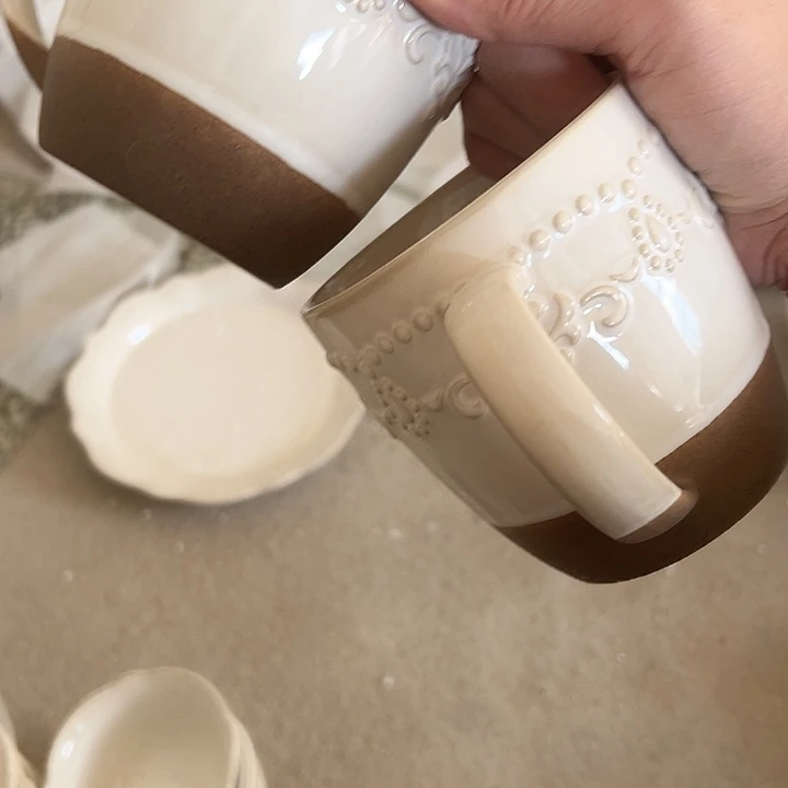 瓷片默认瑕疵商品杯子4高