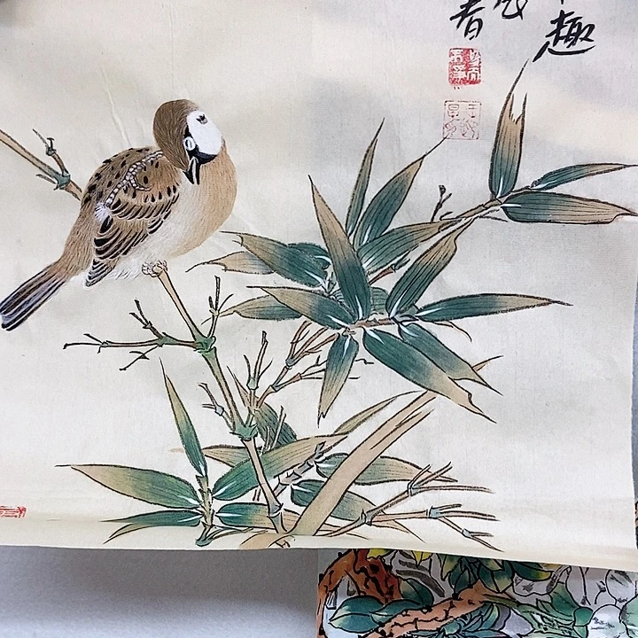书法老师手绘国画作品