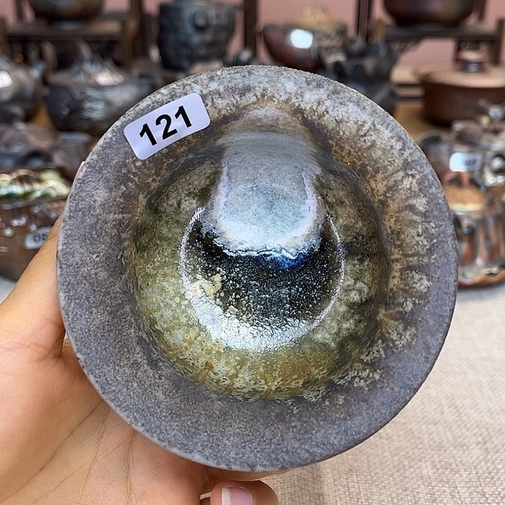 裸柴烧陶瓷手工茶器