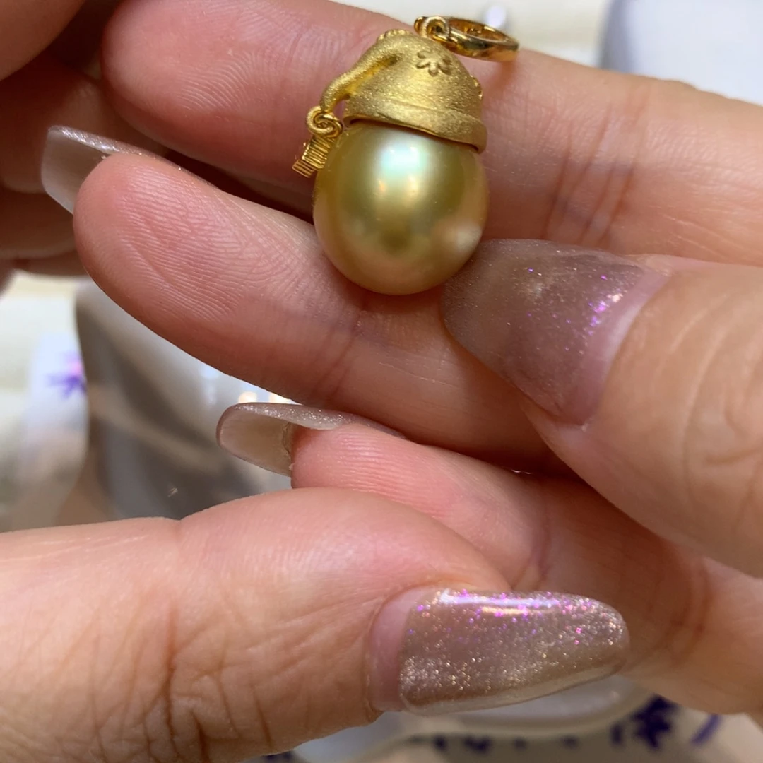 海水珍珠银S925镶嵌颈饰