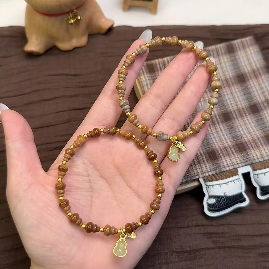 库克小葫芦手串金色隔珠葫芦提溜设计款卡6