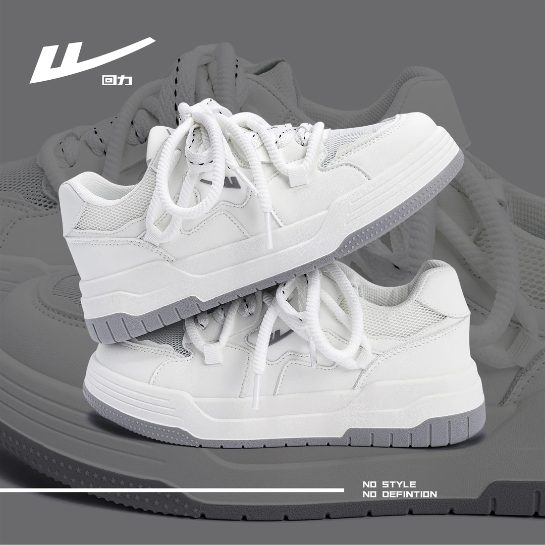 回力男鞋板鞋2025夏季新款厚底增高休闲百搭网面透气情侣小白鞋男