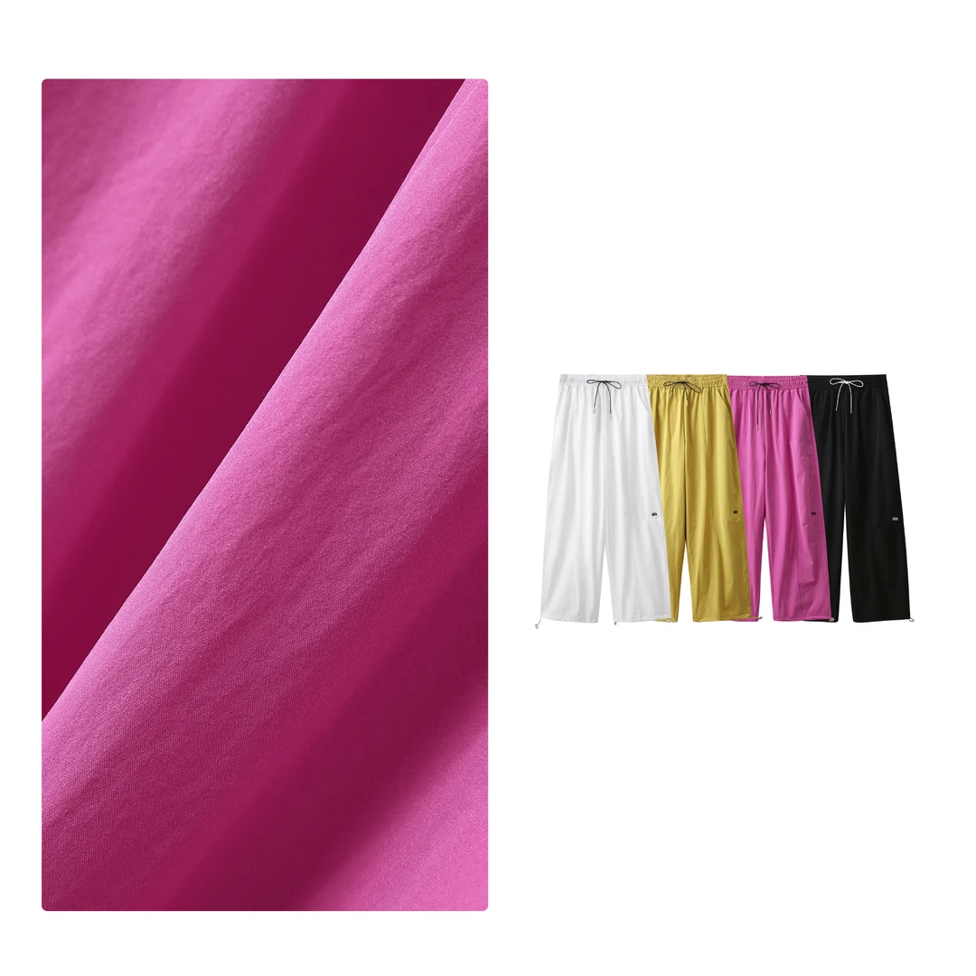 B 门店32&9!氢气球休闲裤」夏日轻薄速干刺绣宽松阔腿裤女 C22245