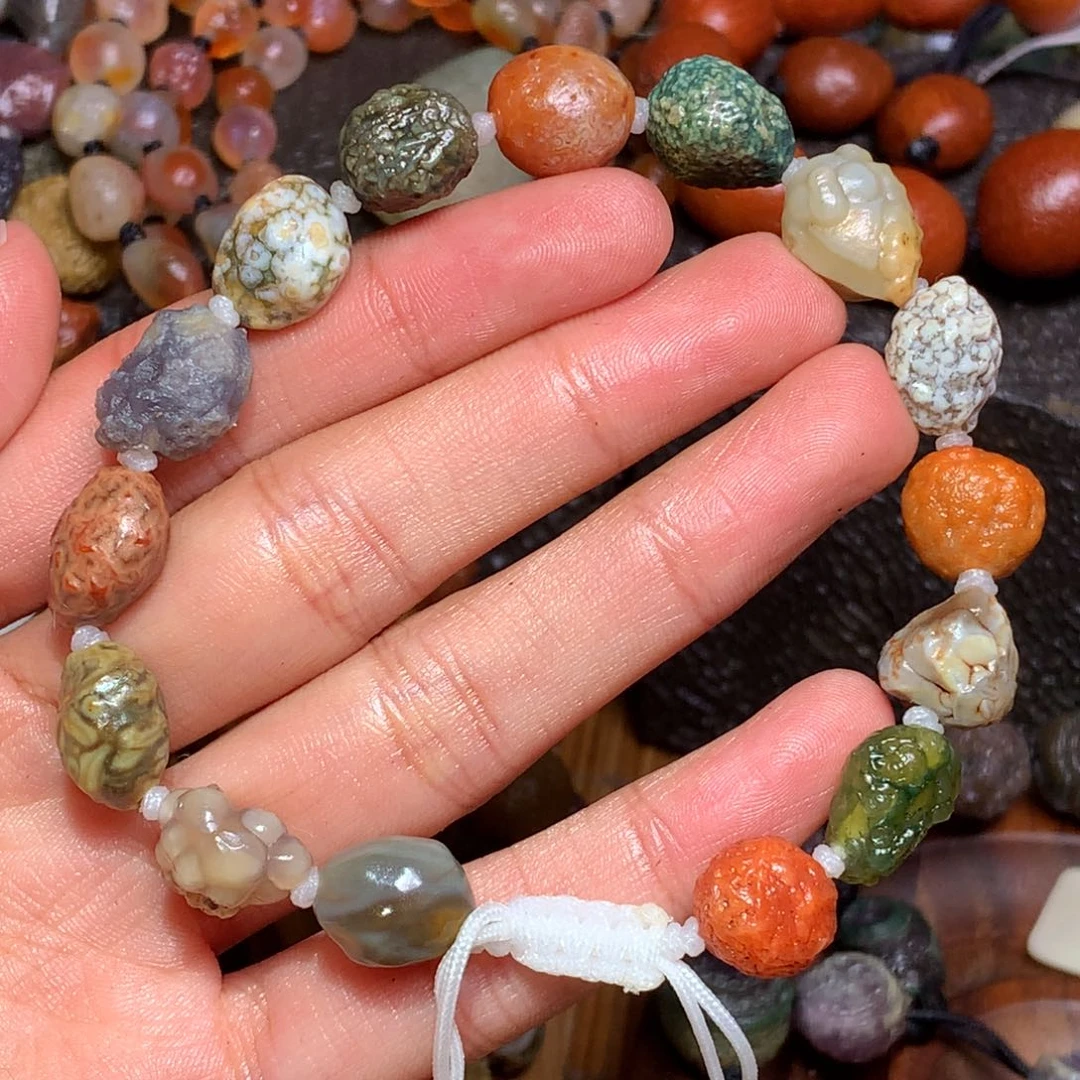 未镶嵌玛瑙/玉髓珠宝半成品