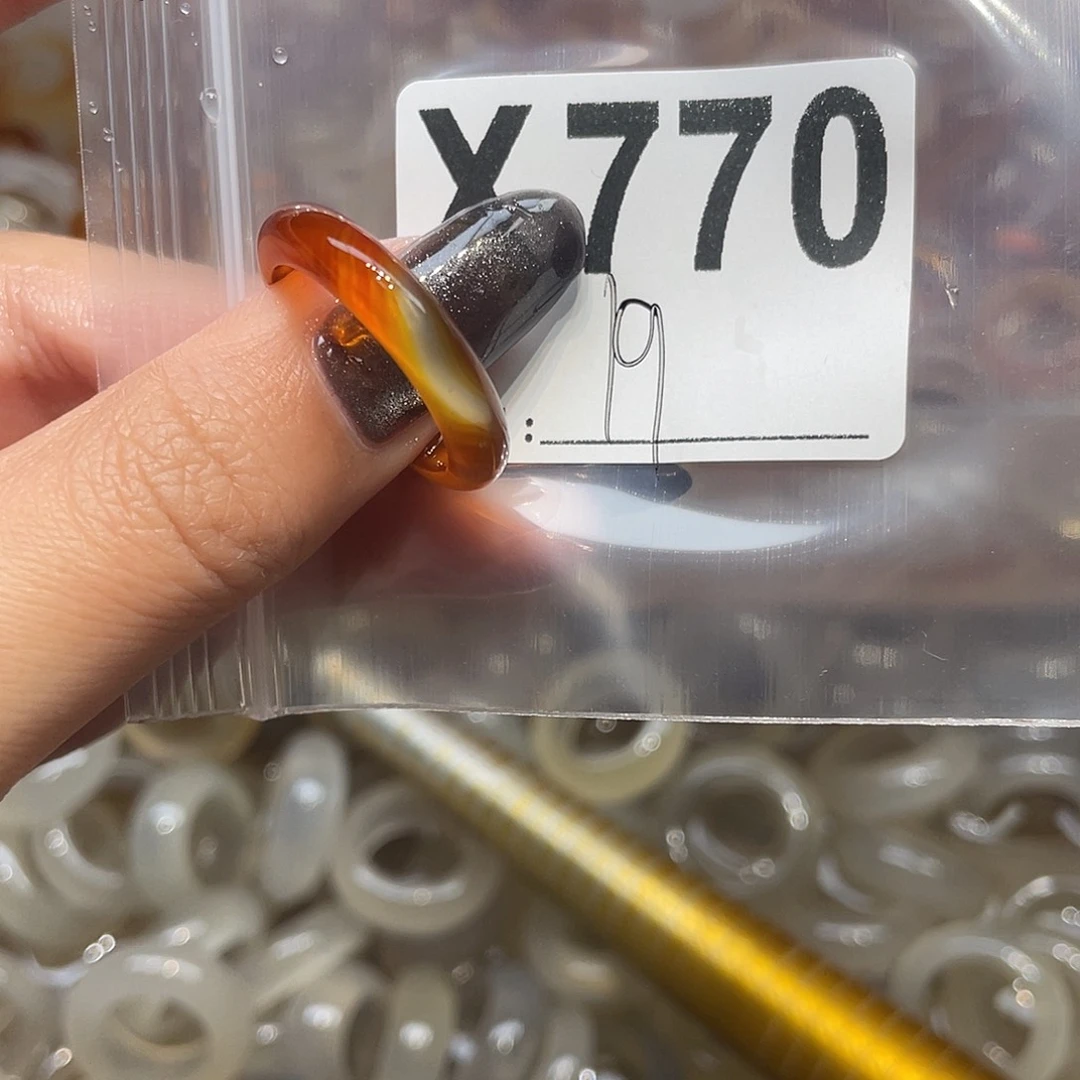 玛瑙/玉髓未镶嵌戒指770