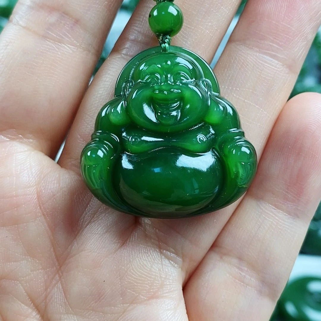 和田玉未镶嵌颈饰30mm