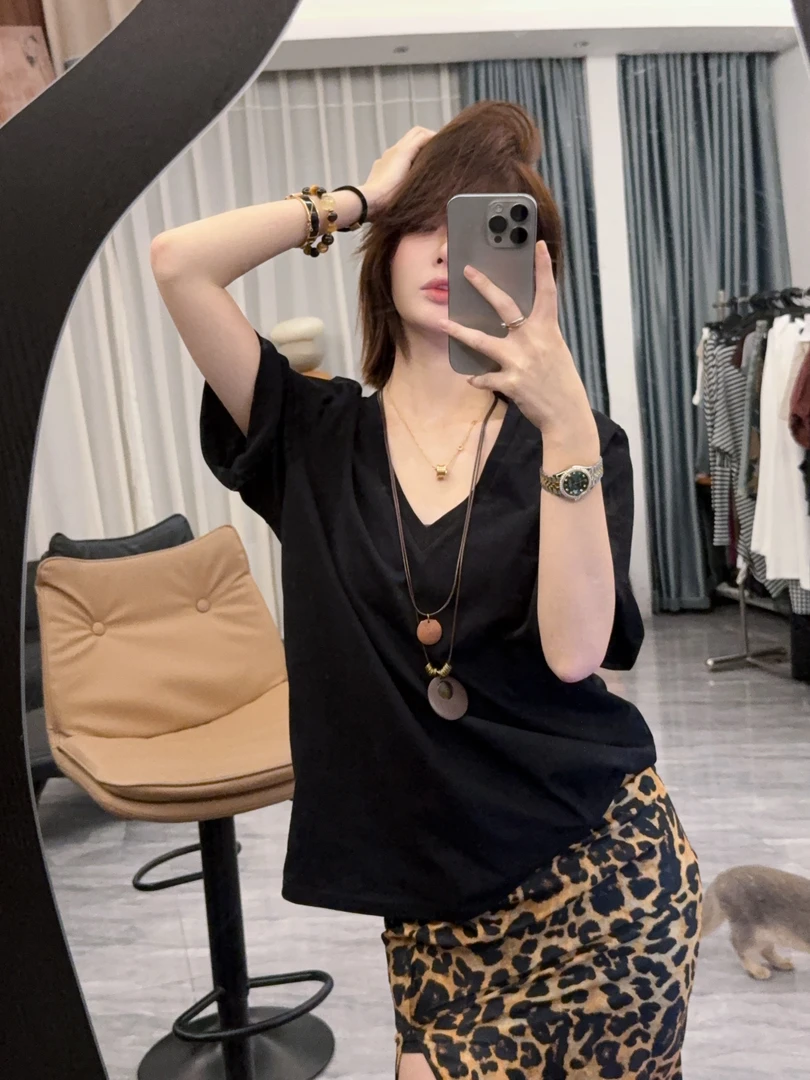 【Y&YI JIN】设计师款美式T恤