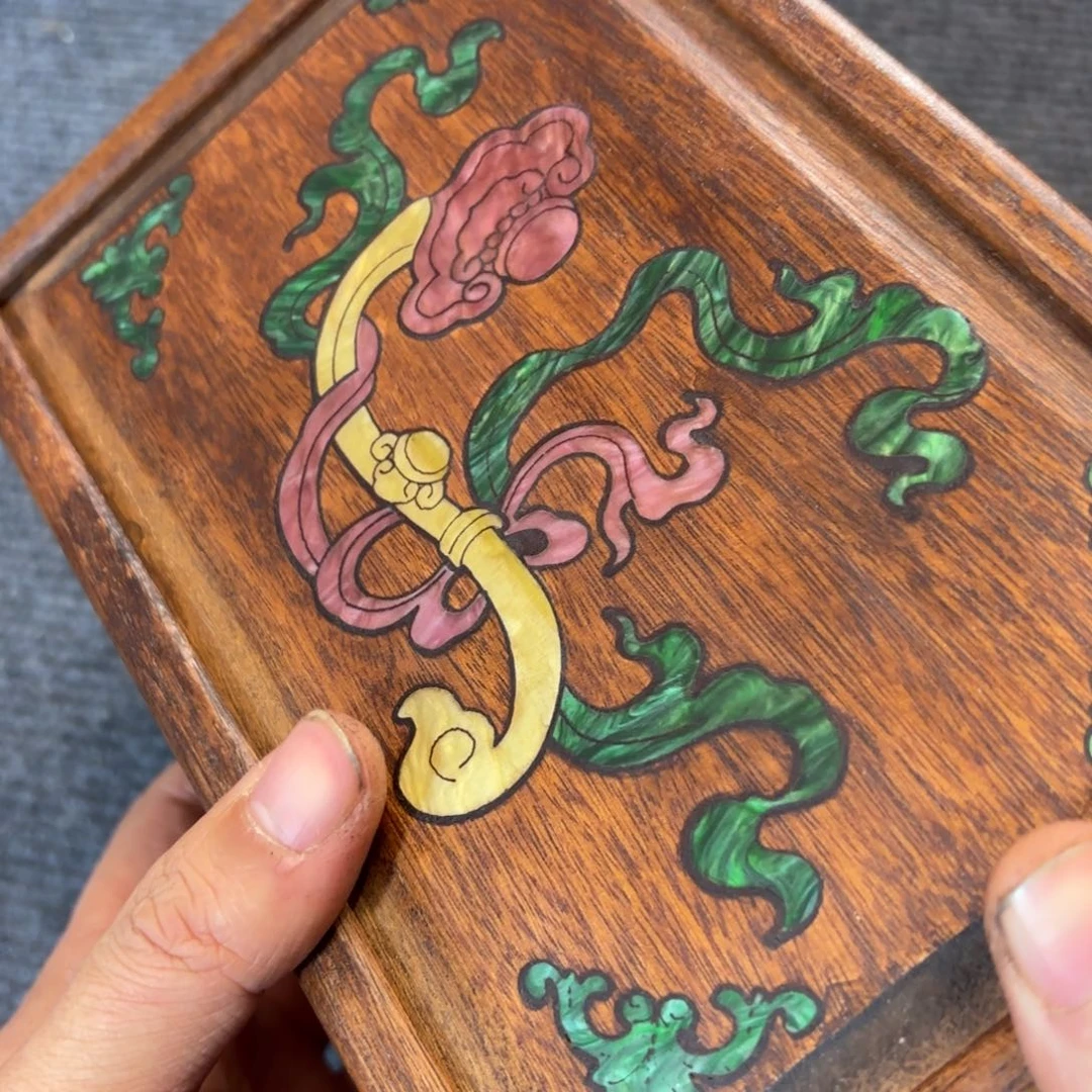 木缅甸花梨独板收纳盒