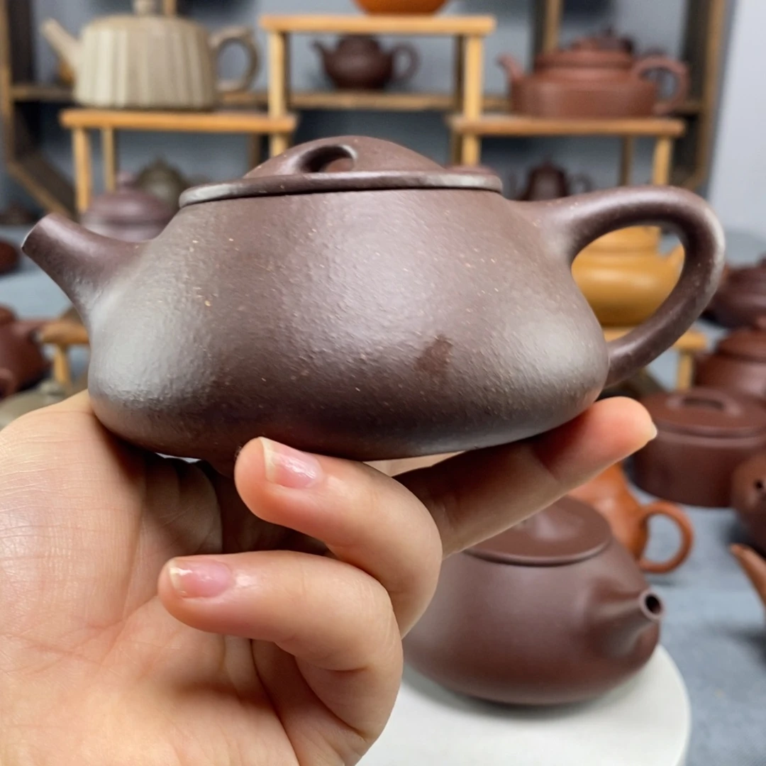 紫砂茶壶天青景舟