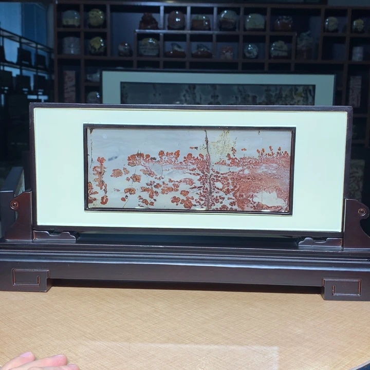 广西国画石摆件，观赏收藏
