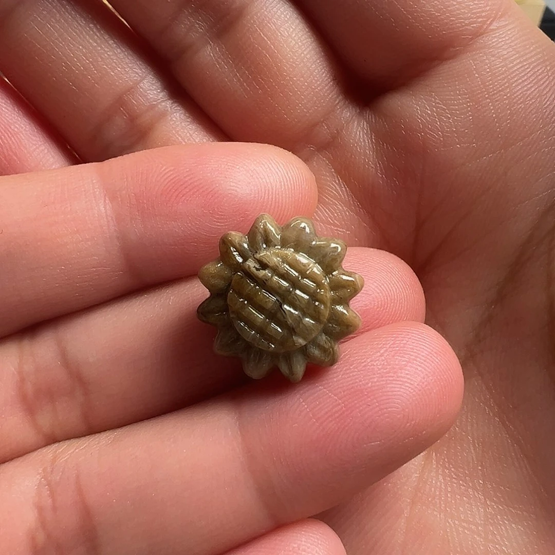 琥珀（根珀）颈饰未镶嵌太阳花（打孔不退换）