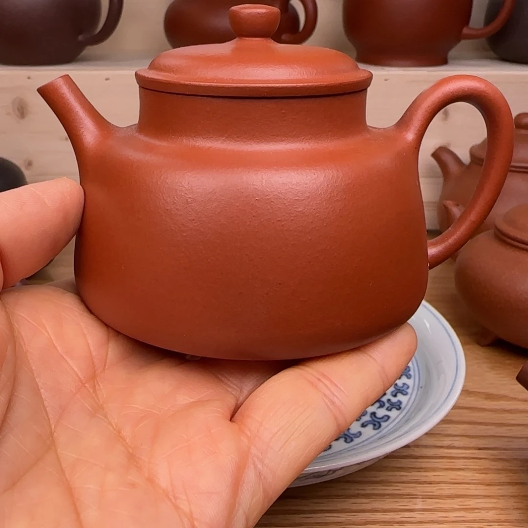 紫砂茶壶星**君小红泥紫砂壶