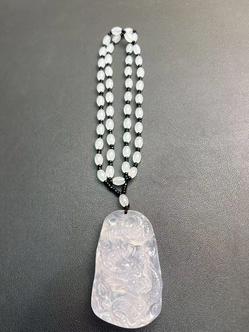 2024 -海云母龙牌吊坠1 无礼盒