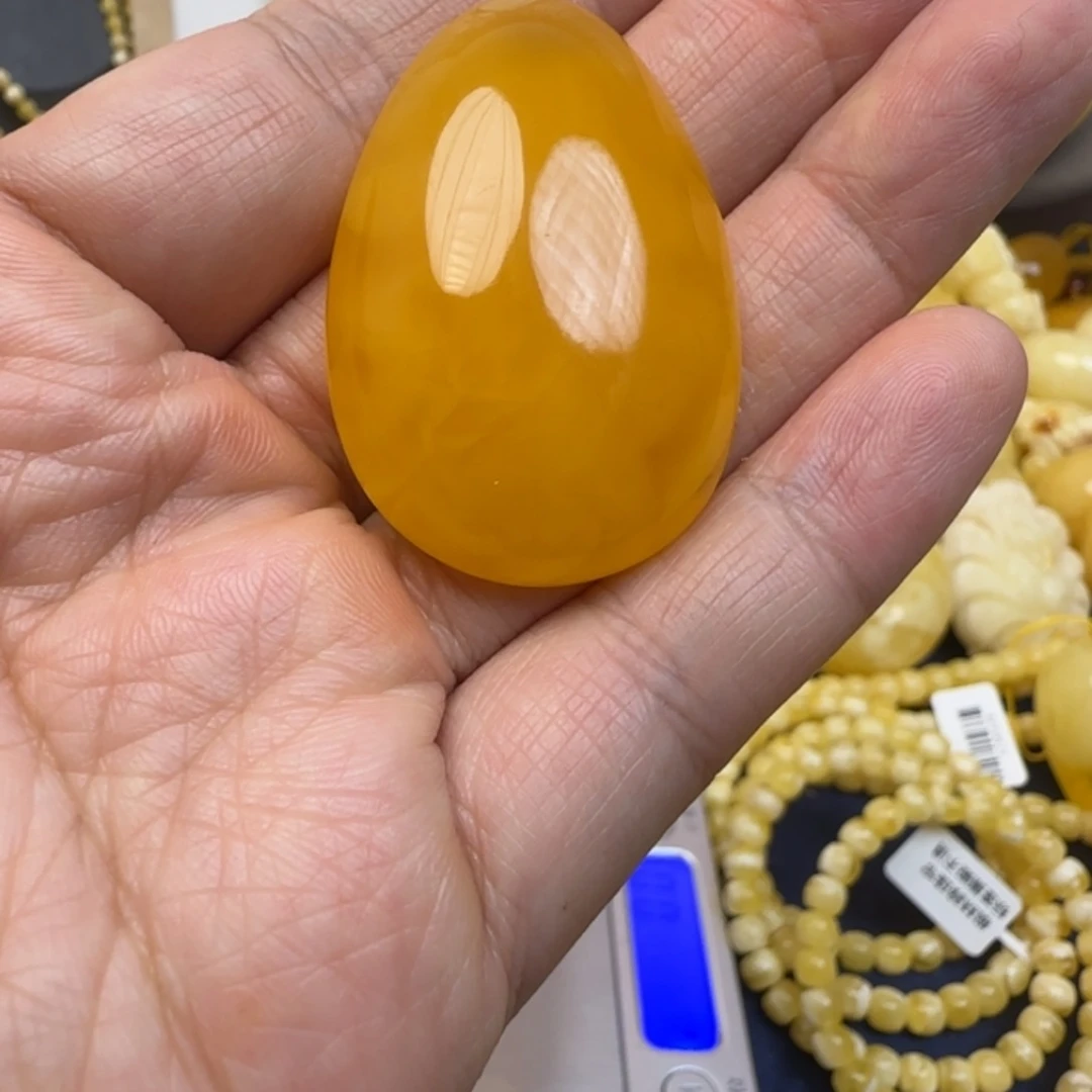 蜜蜡未镶嵌颈饰天然蜜蜡