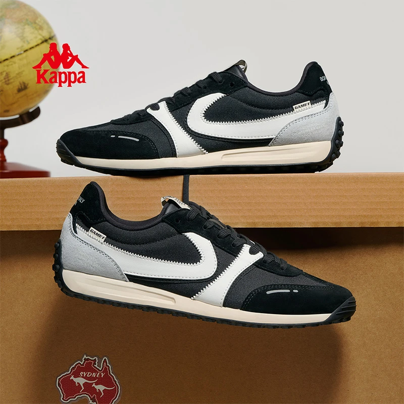 Kappa卡帕男鞋德训鞋情侣时尚百搭舒适休闲运动板鞋子K0FY5MM12CA