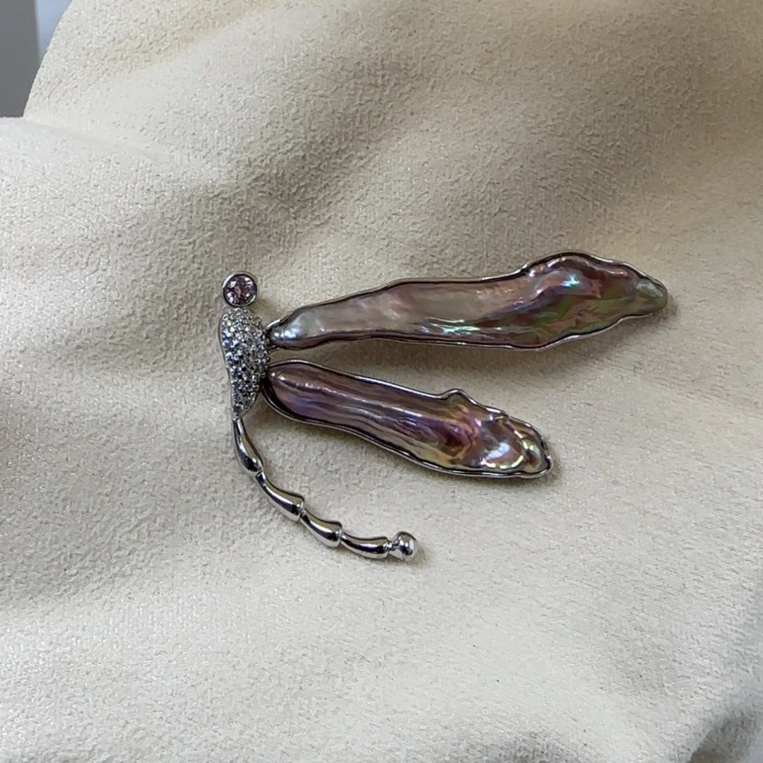 小***6银S925镶嵌淡水珍珠吊坠(不含链)