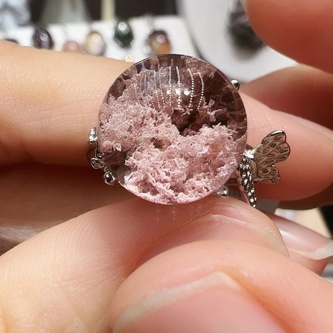 ****子银S925镶嵌珠宝半成品水晶