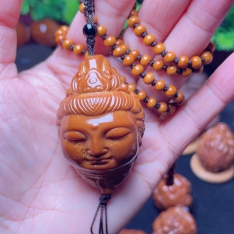 【闪购商品】手串/手链橄榄核观音菩萨脖挂珠子