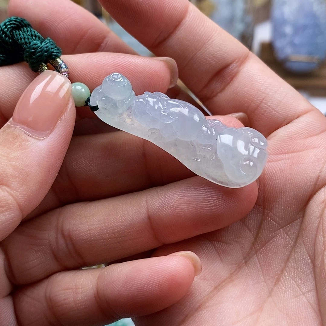 未镶嵌定制翡翠如意