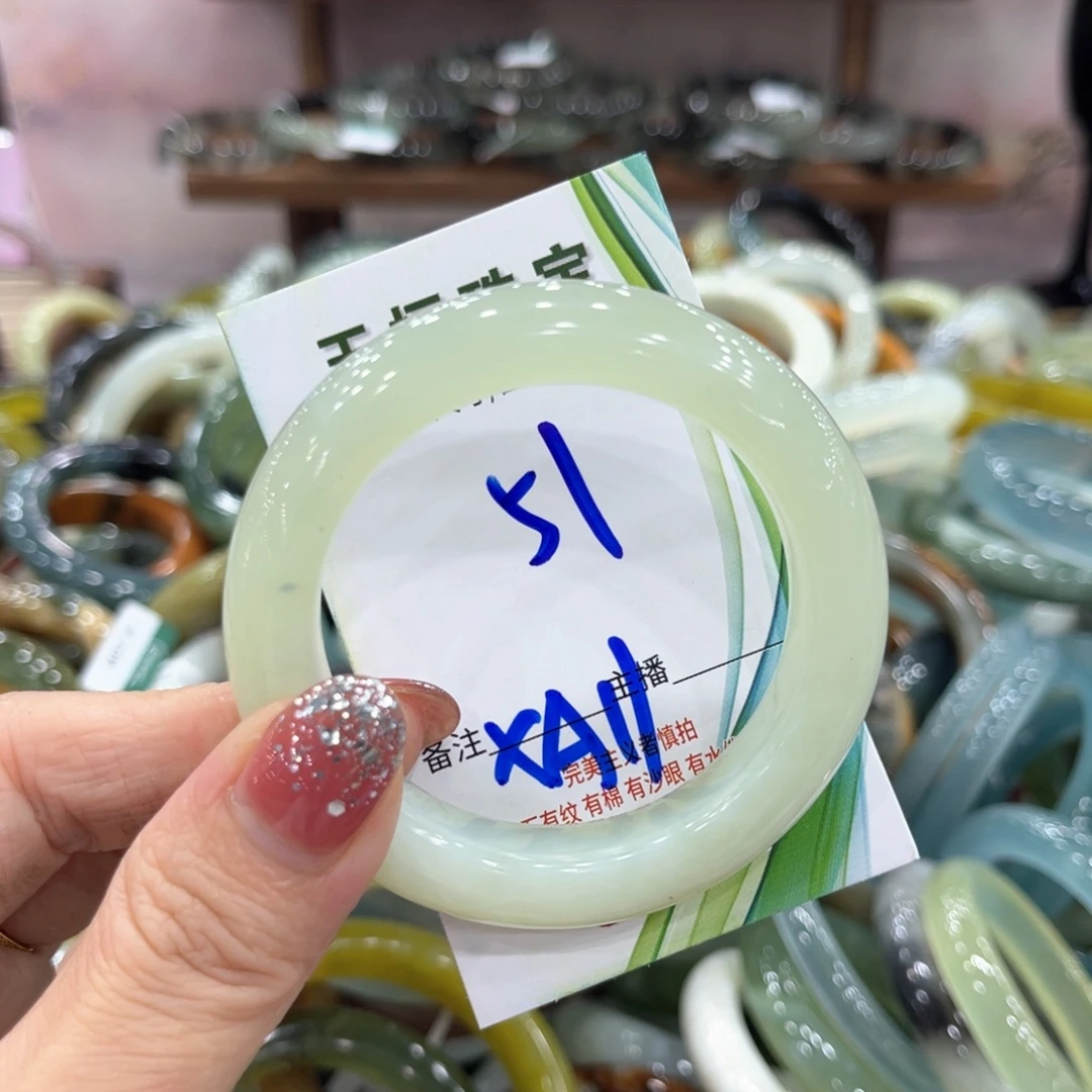 未镶嵌蛇纹石玉手镯手镯