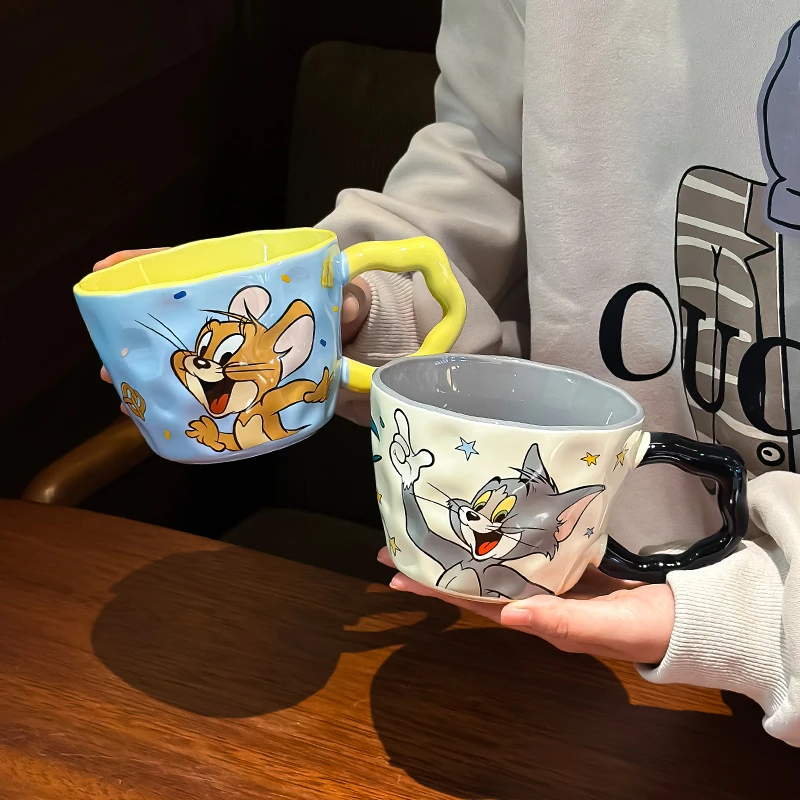 猫和老鼠陶瓷马克杯高颜值杯子家用生日礼物伴手礼情侣水杯办公室