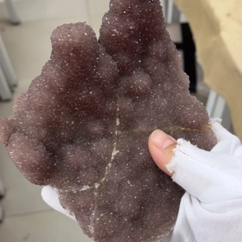 珠宝半成品紫晶未镶嵌